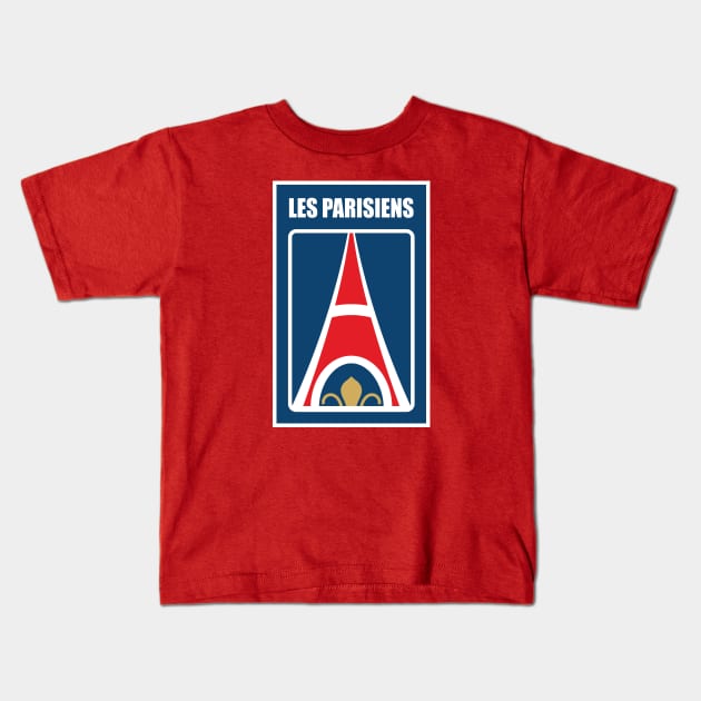 Les Parisiens Kids T-Shirt by Nagorniak